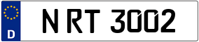 Truck License Plate